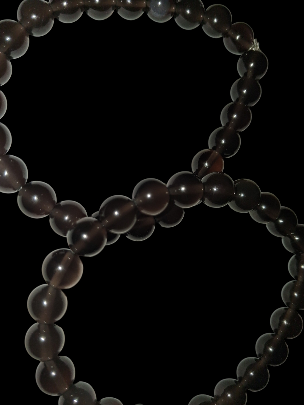 ❄️ Genuine 8mm Ice Obsidian Stone Bracelet ❄️